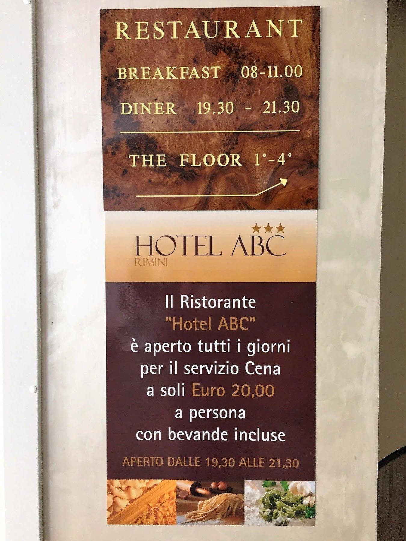Abc Hotel Rímini Exterior foto
